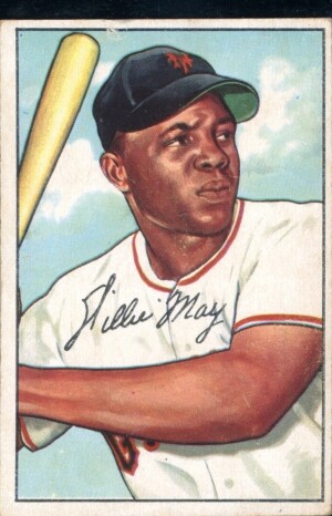 1952 Bowman #218 Willie Mays Giants HOF 1 - FAIR condition