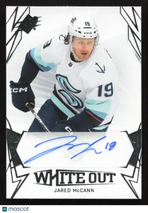 2022-23 SPx Jared McCann #WO-JM White Out Autos AU