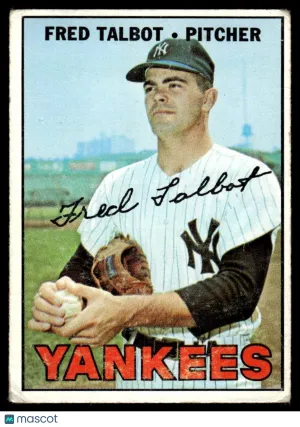 1967 Baseball Card Fred Talbot #517