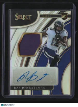 Rashod Bateman 2022 Panini Select Rookie Signature Memorabilia #RSM-RBA- 121/199