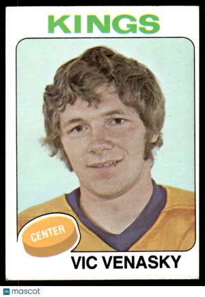 1975 Hockey Card Vic Venasky #312
