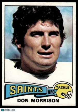 1975 Football Don Morrison #242