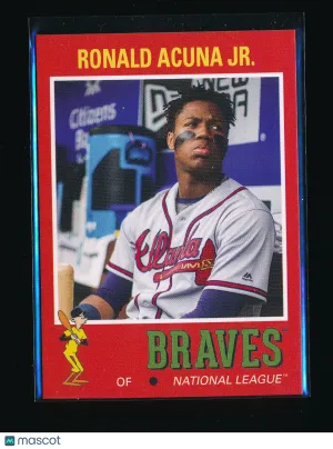 2019 Topps Ronald Acuña Jr. #28 Throwback Parallel/Variety