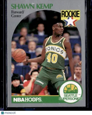 1990 NBA Hoops Shawn Kemp #279 Rookie