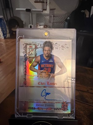 2025-26 Topps Signature Class #MS-CLA Chaz Lanier Manuscripts