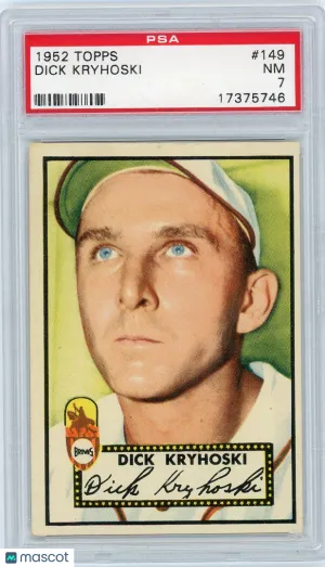 1952 Topps Dick Kryhoski #149 PSA 7