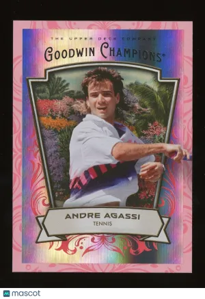 Andre Agassi 2026 Upper Deck Goodwin Champions Red Rainbow #32