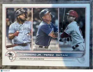 2022 Topps Series 1 Shohei Ohtani Vladimir Guerrero Jr. Salvador Perez #48