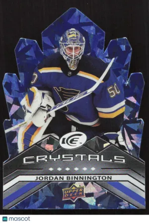 2021-22 Upper Deck Ice Jordan Binnington #IC-25 Ice Crystals