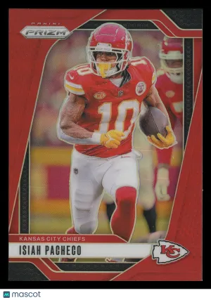 Isiah Pacheco 2024 Panini Prizm Red #139 Kansas City Chiefs