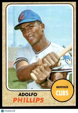 1968 Baseball Card Adolfo Phillips #202