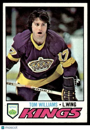 1977 Hockey Card Tom Williams #44
