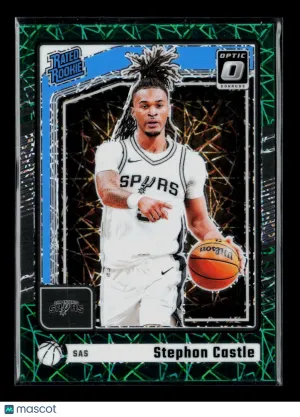 2025 Panini Donruss Optic Stephon Castle #254 Green Velocity Rookie Card