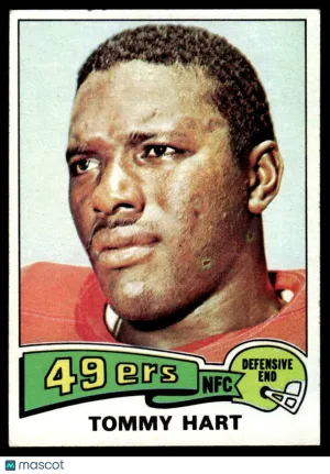 1975 Football Tommy Hart #391