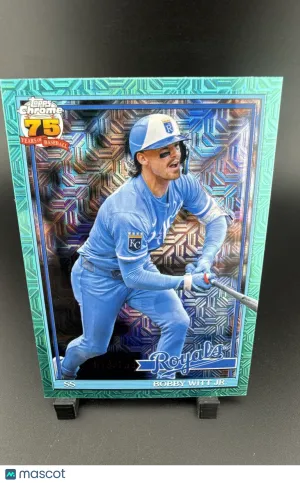 2026 Topps Series 1 Bobby Witt Jr. #91C-19 Aqua Refractor / Parallel/Variety Insert