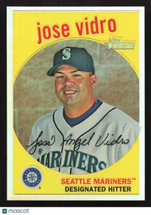 2008 Topps Chrome Jose Vidro #C104 2008 Topps Heritage Chrome Refractors SN