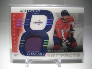2026-27 Upper Deck Artifacts Hockey Alex Ovechkin GR8 Arena OVI-1 Seat Relic 37/40 Capitals