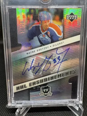 2006 UPPER DECK THE CUP #E-WG WAYNE GRETZKY ENSHRINEMENTS AUTO /50