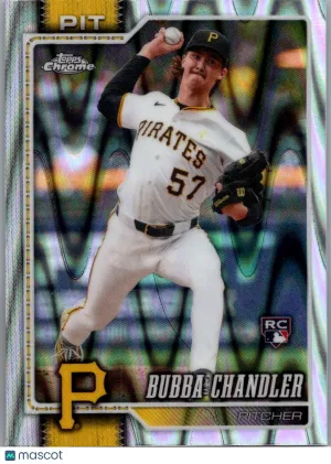2026 Topps Chrome Bubba Chandler #93 Wave Refractor RC