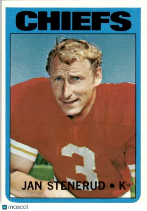 1972 Football Card Jan Stenerud #61