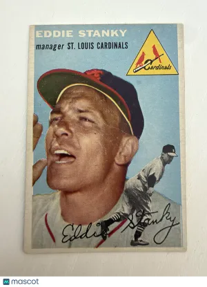 1954 Topps Eddie Stanky #38 Nicely Centered