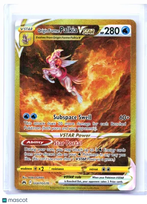 2023 Pokemon—Origin Forme Palkia VSTAR #GG67/GG70 Crown Zenith: Galarian Gallery—Secret Rare Holo