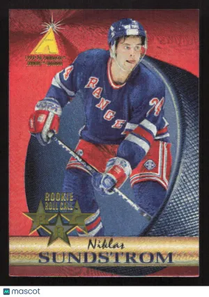 1995-96 Zenith Niklas Sundstrom #14 Rookie Roll Call