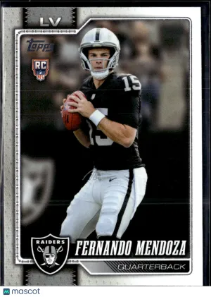 2026 Topps Fernando Mendoza #301 RC