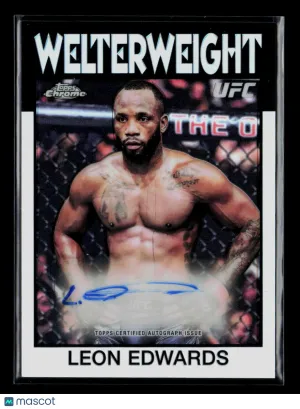 2026 Topps Chrome UFC Leon Edwards #88S-LE Refractor Auto