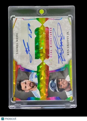 2025 Leaf Spectacular Graphics Ken Griffey Jr. Lionel Messi #H2-2 3 / 3 Dual