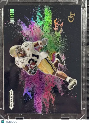 2025 Panini Prizm Draft Picks Color Blast Calvin Johnson #35 Black
