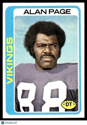 1978 Football Alan Page #406