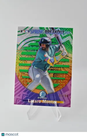 2026 Bowman Chrome Lazaro Montes #SB-23 Spring Breakout 2026 Mojo Refractor SN