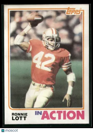 1982 Topps Ronnie Lott #487