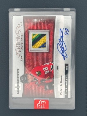 2007-08 Fleer - Patrick Kane - Hot Prospects RPA - Auto /199 - #252