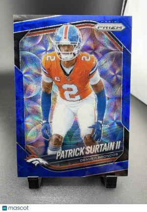 2025 Panini Prizm Patrick Surtain II #97 Blue Pulsar /14