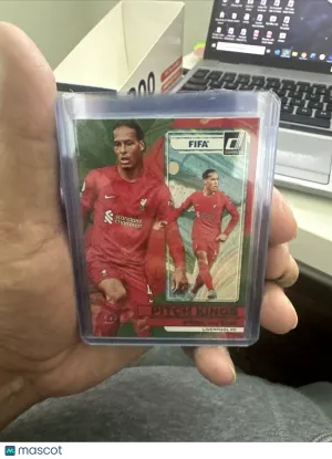 2022-23 Panini Donruss Pitch Kings Green #16 Virgil van Dijk Liverpool FC Soccer Card