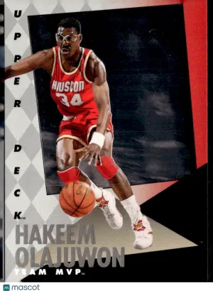 1993 Upper Deck Hakeem Olajuwon #10