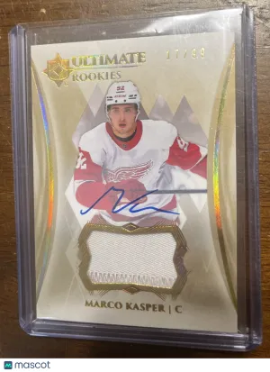 2023/24 Ultimate Collection 17/99 Marco Kasper #169 RPA Rookie Patch Auto RC