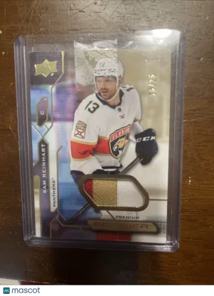 2021-22 Upper Deck Premier Premium Memorabilia 16/25 Sam Reinhart #79 GU Patch