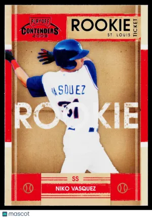 2008 Playoff Contenders Niko Vasquez #40