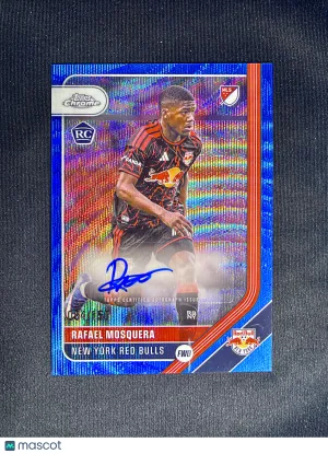 2026 Topps Chrome MLS Rafael Mosquera #CA-RM Autographs Blue Wave Refractor /150 RC