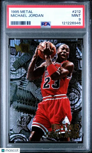 1995 Metal Michael Jordan #212 PSA 9