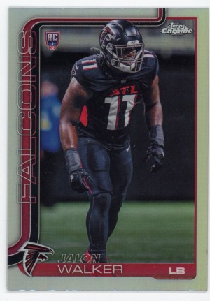 2025 Topps Chrome Jalon Walker Rookie Refractor #354