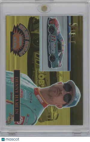 2026 Panini Select Racing Select Skills Gold #4 Denny Hamlin 07/10 Trading Card