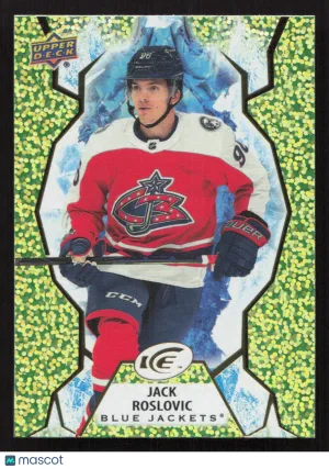 2021-22 Upper Deck Ice Jack Roslovic #72 Green