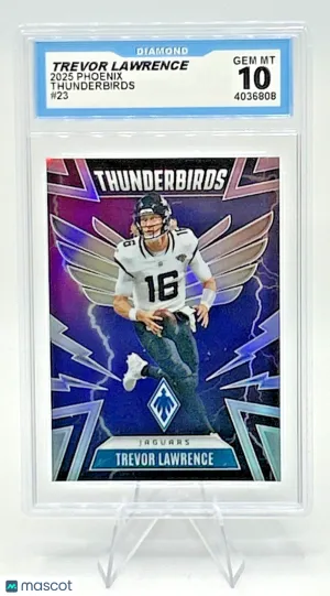 2025 Phoenix Trevor Lawrence Thunderbirds #23 Jaguars Diamond Gem Mint 10