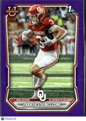 2026 Topps Bowman U Parker Livingstone #BPP-153 Purple /75