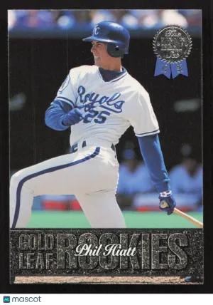 1993 Leaf Phil Hiatt #14 Gold Leaf Rookies