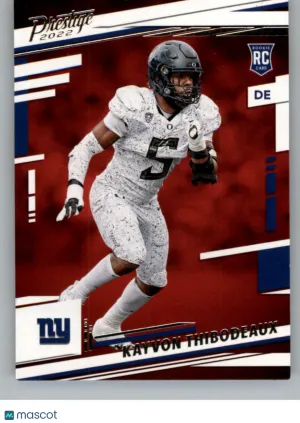 2022 Panini Prestige Kayvon Thibodeaux #311 Rookie New York Giants